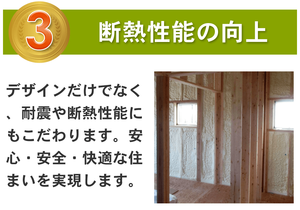 断熱性能の向上