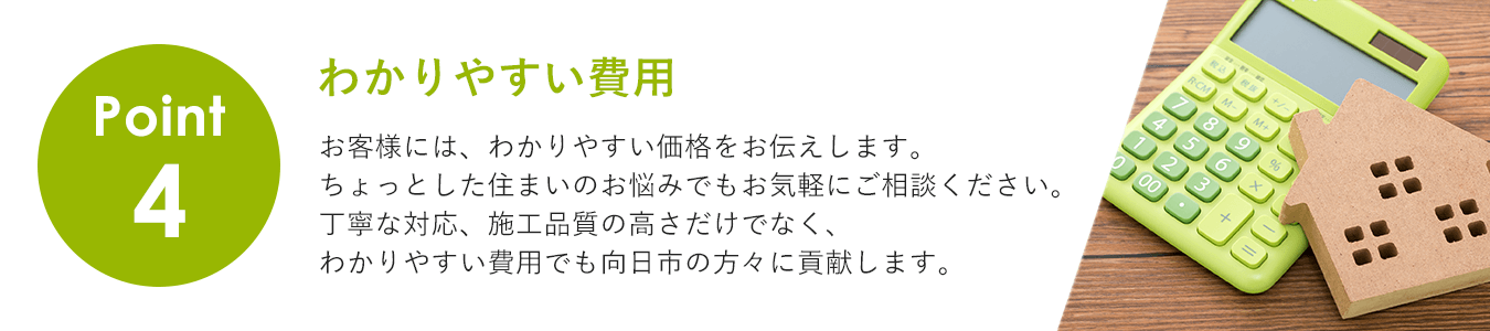 わかりやすい費用